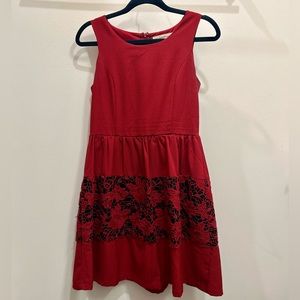 Altar’d State Red/Black Cocktail Dress
